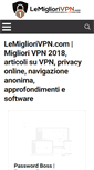Mobile Screenshot of lemigliorivpn.com